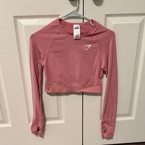 Gymshark Women's Rose Long Sleeve Crop Top